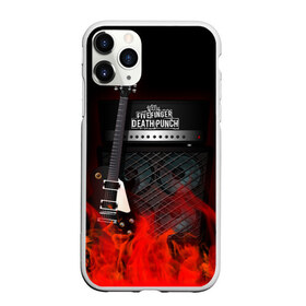 Чехол для iPhone 11 Pro матовый с принтом Five Finger Death Punch в Екатеринбурге, Силикон |  | Тематика изображения на принте: five finger death punch | logo | metal | music | rock | лого | логотип | метал | музыка | рок