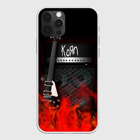 Чехол для iPhone 12 Pro Max с принтом Korn в Екатеринбурге, Силикон |  | Тематика изображения на принте: korn | logo | metal | music | rock | лого | логотип | метал | музыка | рок