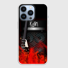 Чехол для iPhone 13 Pro с принтом Korn в Екатеринбурге,  |  | korn | logo | metal | music | rock | лого | логотип | метал | музыка | рок