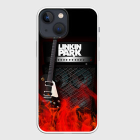 Чехол для iPhone 13 mini с принтом Linkin Park в Екатеринбурге,  |  | linkin park | logo | metal | music | rock | лого | логотип | метал | музыка | рок