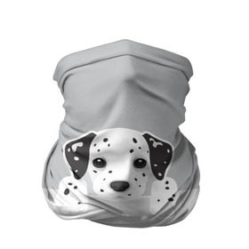 Бандана-труба 3D с принтом Dalmatian Puppy в Екатеринбурге, 100% полиэстер, ткань с особыми свойствами — Activecool | плотность 150‒180 г/м2; хорошо тянется, но сохраняет форму | далматин | далматинец | домашние животные | пес | песик | собака | собачка | терьер | шпиц