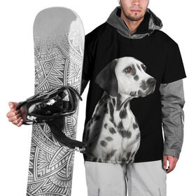 Накидка на куртку 3D с принтом Далматинец арт в Екатеринбурге, 100% полиэстер |  | далматин | далматинец | домашние животные | пес | песик | собака | собачка | терьер | шпиц