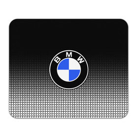 Коврик прямоугольный с принтом BMW 2018 Black and White IV в Екатеринбурге, натуральный каучук | размер 230 х 185 мм; запечатка лицевой стороны | bmw | автомобильные | бмв | машины