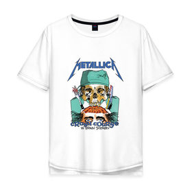 Мужская футболка хлопок Oversize с принтом Metallica, crash course в Екатеринбурге, 100% хлопок | свободный крой, круглый ворот, “спинка” длиннее передней части | Тематика изображения на принте: metallica | группа | джеймс хэтфилд | кирк хэмметт | ларс ульрих | метал | металика | металлика | миталика | музыка | роберт трухильо | рок | трэш | трэшметал | хард | хардрок | хеви | хевиметал