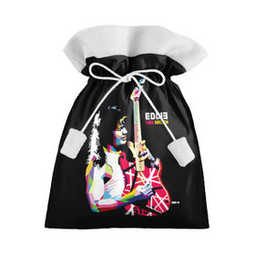 Подарочный 3D мешок с принтом Eddie Van Halen в Екатеринбурге, 100% полиэстер | Размер: 29*39 см | american | composer | eddie van halen | guitari | peavey | singer | van halen | warner bros | американский | баритон | виртуоз | гитарист | голландия | искусство | композитор | королевство нидерландов | певец | поп арт | хард рок