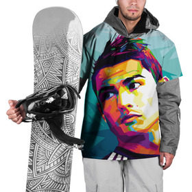Накидка на куртку 3D с принтом Cristiano Ronaldo в Екатеринбурге, 100% полиэстер |  | криштиану | реал мадрид | роналду