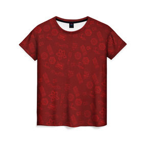 Женская футболка 3D с принтом Очень Странные дела Бомбинг в Екатеринбурге, 100% полиэфир ( синтетическое хлопкоподобное полотно) | прямой крой, круглый вырез горловины, длина до линии бедер | stranger things | паттерн | триллер
