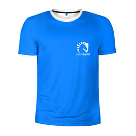 Мужская футболка 3D спортивная с принтом Team Liquid Uniform в Екатеринбурге, 100% полиэстер с улучшенными характеристиками | приталенный силуэт, круглая горловина, широкие плечи, сужается к линии бедра | dota | dota 2 | rpg | support | team | team liquid | дизайн | дота | игры | известные | киберспорт | логотип | спорт | униформа | эмблема