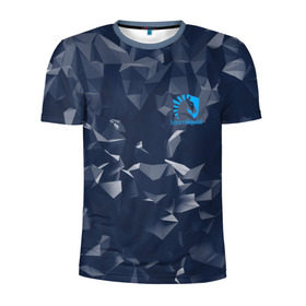 Мужская футболка 3D спортивная с принтом Team Liquid Uniform в Екатеринбурге, 100% полиэстер с улучшенными характеристиками | приталенный силуэт, круглая горловина, широкие плечи, сужается к линии бедра | dota | dota 2 | rpg | support | team | team liquid | дизайн | дота | игры | известные | киберспорт | логотип | спорт | униформа | эмблема
