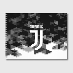 Альбом для рисования с принтом JUVENTUS ЮВЕНТУС GEOMETRY SPORT в Екатеринбурге, 100% бумага
 | матовая бумага, плотность 200 мг. | juventus | спорт | спортивные | футбол | футбольный клуб | ювентус