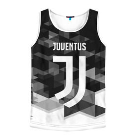 Мужская майка 3D с принтом Juventus 2018 Geometry Sport в Екатеринбурге, 100% полиэстер | круглая горловина, приталенный силуэт, длина до линии бедра. Пройма и горловина окантованы тонкой бейкой | Тематика изображения на принте: juventus | спорт | спортивные | футбол | футбольный клуб | ювентус