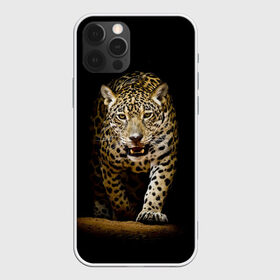 Чехол для iPhone 12 Pro Max с принтом Leopard в Екатеринбурге, Силикон |  | дикая кошка | зверь | клыки | кот | леопард | оскал | пантера | природа | хищник | ягуар