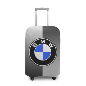 Чехол для чемодана 3D с принтом BMW 2018 Reverse в Екатеринбурге, 86% полиэфир, 14% спандекс | двустороннее нанесение принта, прорези для ручек и колес | bmw | автомобиль | автомобильные | бмв | машины