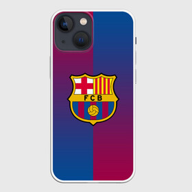 Чехол для iPhone 13 mini с принтом FC BARCELONA (BARCA) | ФК БАРСЕЛОНА в Екатеринбурге,  |  | fc | fc barcelona | fcb | fly emirates | ronaldo | абстракция | барселона | геометрия | зож | клуб | линии | месси | модные | мяч | реал мадрид | спорт | спортивные | тренды | футбол | футбольный клуб | эмблема