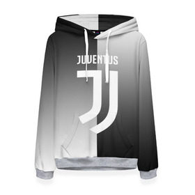 Женская толстовка 3D с принтом Juventus 2018 Reverse в Екатеринбурге, 100% полиэстер  | двухслойный капюшон со шнурком для регулировки, мягкие манжеты на рукавах и по низу толстовки, спереди карман-кенгуру с мягким внутренним слоем. | Тематика изображения на принте: fly emirates | juventus | ronaldo | клуб | линии | мода | модные | мяч | реал мадрид | спорт | спортивные | стиль | футбол | футбольный клуб | экстрим | эмблема | ювентус