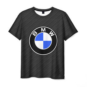 Мужская футболка 3D с принтом BMW CARBON в Екатеринбурге, 100% полиэфир | прямой крой, круглый вырез горловины, длина до линии бедер | bmw | bmw motorsport | bmw performance | carbon | m | motorsport | performance | sport | бмв | карбон | моторспорт | спорт