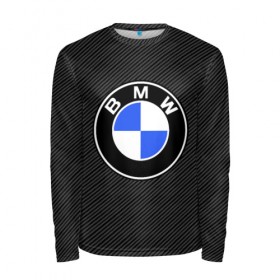Мужской лонгслив 3D с принтом BMW CARBON в Екатеринбурге, 100% полиэстер | длинные рукава, круглый вырез горловины, полуприлегающий силуэт | bmw | bmw motorsport | bmw performance | carbon | m | motorsport | performance | sport | бмв | карбон | моторспорт | спорт