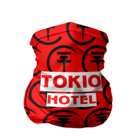 Бандана-труба 3D с принтом Tokio Hotel band logo 2018 в Екатеринбурге, 100% полиэстер, ткань с особыми свойствами — Activecool | плотность 150‒180 г/м2; хорошо тянется, но сохраняет форму | logo | music | pop | rock | tokio hotel | альтернатива | германия | металл | музыка | музыкальный | поп | рок