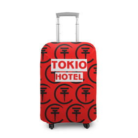Чехол для чемодана 3D с принтом Tokio Hotel band logo 2018 в Екатеринбурге, 86% полиэфир, 14% спандекс | двустороннее нанесение принта, прорези для ручек и колес | logo | music | pop | rock | tokio hotel | альтернатива | германия | металл | музыка | музыкальный | поп | рок