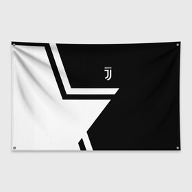 Флаг-баннер с принтом Juventus 2018 STAR в Екатеринбурге, 100% полиэстер | размер 67 х 109 см, плотность ткани — 95 г/м2; по краям флага есть четыре люверса для крепления | fc | juventus | спорт | спортивные | фк | футбол | футбольный клуб | ювентус