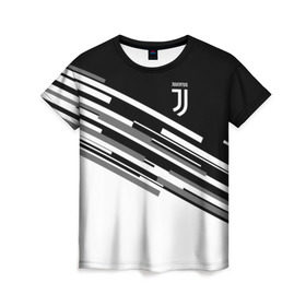 Женская футболка 3D с принтом Juventus 2018 Line в Екатеринбурге, 100% полиэфир ( синтетическое хлопкоподобное полотно) | прямой крой, круглый вырез горловины, длина до линии бедер | fly emirates | juventus | ronaldo | клуб | линии | мода | модные | мяч | реал мадрид | спорт | спортивные | стиль | футбол | футбольный клуб | экстрим | эмблема | ювентус