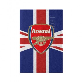 Обложка для паспорта матовая кожа с принтом FC Arsenal в Екатеринбурге, натуральная матовая кожа | размер 19,3 х 13,7 см; прозрачные пластиковые крепления | arsenal | england | football | logo | sport | англия | арсенал | арт | лига | лого | спорт | текстура | фк | флаг | футбол | футбольный клуб | эмблема