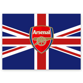 Поздравительная открытка с принтом FC Arsenal в Екатеринбурге, 100% бумага | плотность бумаги 280 г/м2, матовая, на обратной стороне линовка и место для марки
 | arsenal | england | football | logo | sport | англия | арсенал | арт | лига | лого | спорт | текстура | фк | флаг | футбол | футбольный клуб | эмблема