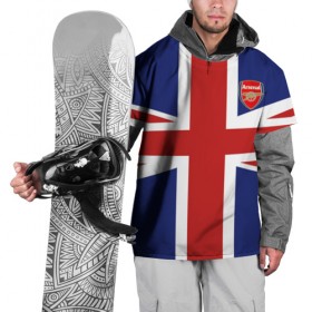 Накидка на куртку 3D с принтом FC Arsenal в Екатеринбурге, 100% полиэстер |  | Тематика изображения на принте: 