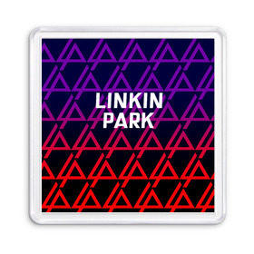 Магнит 55*55 с принтом LINKIN PARK в Екатеринбурге, Пластик | Размер: 65*65 мм; Размер печати: 55*55 мм | linkin park | logo | music | pop | rock | альтернатива | германия | металл | музыка | музыкальный | поп | рок