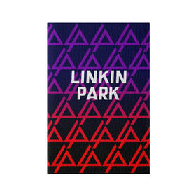 Обложка для паспорта матовая кожа с принтом LINKIN PARK в Екатеринбурге, натуральная матовая кожа | размер 19,3 х 13,7 см; прозрачные пластиковые крепления | linkin park | logo | music | pop | rock | альтернатива | германия | металл | музыка | музыкальный | поп | рок