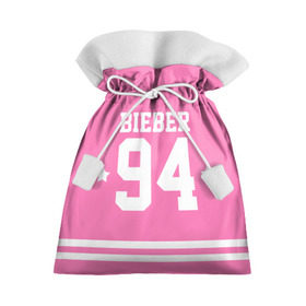 Подарочный 3D мешок с принтом Bieber Team Pink в Екатеринбурге, 100% полиэстер | Размер: 29*39 см | Тематика изображения на принте: bieber | justin bieber | бибер | джастин бибер