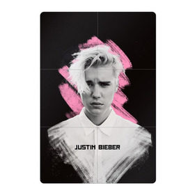 Магнитный плакат 2Х3 с принтом Justin Bieber / Pink splash в Екатеринбурге, Полимерный материал с магнитным слоем | 6 деталей размером 9*9 см | bieber | justin bieber | бибер | джастин бибер