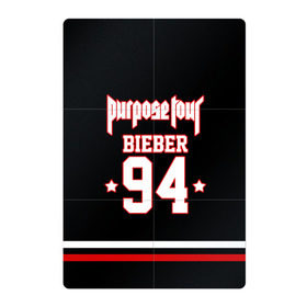 Магнитный плакат 2Х3 с принтом Bieber Team Black в Екатеринбурге, Полимерный материал с магнитным слоем | 6 деталей размером 9*9 см | bieber | justin bieber | бибер | джастин бибер