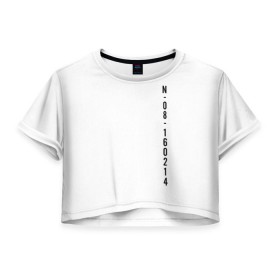 Женская футболка 3D укороченная с принтом BTS SAVE ME JUNGKOOK _white в Екатеринбурге, 100% полиэстер | круглая горловина, длина футболки до линии талии, рукава с отворотами | bangtan boys | bts | бантаны бтс