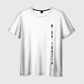 Мужская футболка 3D с принтом BTS SAVE ME JUNGKOOK _white в Екатеринбурге, 100% полиэфир | прямой крой, круглый вырез горловины, длина до линии бедер | bangtan boys | bts | бантаны бтс