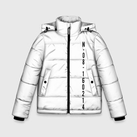 Зимняя куртка для мальчиков 3D с принтом BTS SAVE ME JUNGKOOK _white в Екатеринбурге, ткань верха — 100% полиэстер; подклад — 100% полиэстер, утеплитель — 100% полиэстер | длина ниже бедра, удлиненная спинка, воротник стойка и отстегивающийся капюшон. Есть боковые карманы с листочкой на кнопках, утяжки по низу изделия и внутренний карман на молнии. 

Предусмотрены светоотражающий принт на спинке, радужный светоотражающий элемент на пуллере молнии и на резинке для утяжки | bangtan boys | bts | бантаны бтс