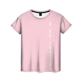 Женская футболка 3D с принтом BTS SAVE ME JUNGKOOK _pink в Екатеринбурге, 100% полиэфир ( синтетическое хлопкоподобное полотно) | прямой крой, круглый вырез горловины, длина до линии бедер | bangtan boys | bts | бантаны бтс