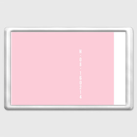 Магнит 45*70 с принтом  BTS SAVE ME JUNGKOOK _pink в Екатеринбурге, Пластик | Размер: 78*52 мм; Размер печати: 70*45 | bangtan boys | bts | бантаны бтс