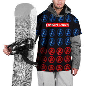 Накидка на куртку 3D с принтом LINKIN PARK в Екатеринбурге, 100% полиэстер |  | linkin park | logo | music | pop | rock | альтернатива | металл | музыка | музыкальный | поп | рок