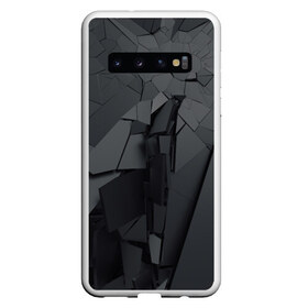 Чехол для Samsung Galaxy S10 с принтом MIRROR ABSTRACTION COLLECTION в Екатеринбурге, Силикон | Область печати: задняя сторона чехла, без боковых панелей | abstraction | geometry | абстракция | геометрия | грань | краски | кубик | кубики | линии | мозаика | разноцветные | ребро | текстура | тени | узор