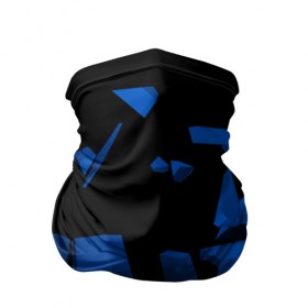 Бандана-труба 3D с принтом Abstract blue collection в Екатеринбурге, 100% полиэстер, ткань с особыми свойствами — Activecool | плотность 150‒180 г/м2; хорошо тянется, но сохраняет форму | abstraction | geometry | абстракция | геометрия | грань | краски | кубик | кубики | линии | мозаика | разноцветные | ребро | текстура | тени | узор