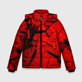 Зимняя куртка для мальчиков 3D с принтом Carbon abstraction RED в Екатеринбурге, ткань верха — 100% полиэстер; подклад — 100% полиэстер, утеплитель — 100% полиэстер | длина ниже бедра, удлиненная спинка, воротник стойка и отстегивающийся капюшон. Есть боковые карманы с листочкой на кнопках, утяжки по низу изделия и внутренний карман на молнии. 

Предусмотрены светоотражающий принт на спинке, радужный светоотражающий элемент на пуллере молнии и на резинке для утяжки | abstraction | geometry | абстракция | геометрия | грань | краски | кубик | кубики | линии | мозаика | разноцветные | ребро | текстура | тени | узор