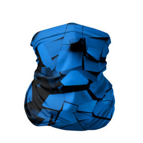 Бандана-труба 3D с принтом Carbon abstraction BLUE в Екатеринбурге, 100% полиэстер, ткань с особыми свойствами — Activecool | плотность 150‒180 г/м2; хорошо тянется, но сохраняет форму | abstraction | geometry | абстракция | геометрия | грань | краски | кубик | кубики | линии | мозаика | разноцветные | ребро | текстура | тени | узор