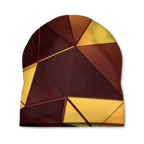 Шапка 3D с принтом Geometry triangular в Екатеринбурге, 100% полиэстер | универсальный размер, печать по всей поверхности изделия | abstraction | geometry | абстракция | геометрия | грань | краски | кубик | кубики | линии | мозаика | разноцветные | ребро | текстура | тени | узор
