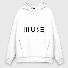 Мужское худи Oversize хлопок с принтом Muse в Екатеринбурге, френч-терри — 70% хлопок, 30% полиэстер. Мягкий теплый начес внутри —100% хлопок | боковые карманы, эластичные манжеты и нижняя кромка, капюшон на магнитной кнопке | Тематика изображения на принте: muse | доминик ховард | крис уолстенхолм | муза | музе | мусе | мэттью беллами | рок группа