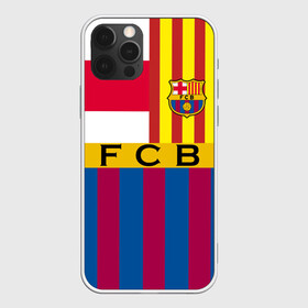 Чехол для iPhone 12 Pro с принтом FC Barcelona в Екатеринбурге, силикон | область печати: задняя сторона чехла, без боковых панелей | barcelona | football | logo | spain | sport | арт | барселона | испания | лига | лого | спорт | текстура | фк | футбол | футбольный клуб | эмблема