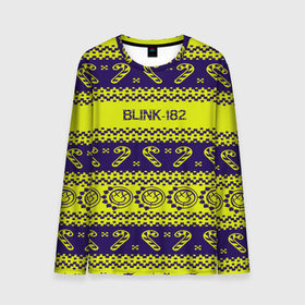 Мужской лонгслив 3D с принтом Blink-182 NEW YEAR COLLECTION в Екатеринбурге, 100% полиэстер | длинные рукава, круглый вырез горловины, полуприлегающий силуэт | Тематика изображения на принте: 