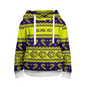 Детская толстовка 3D с принтом Blink-182 NEW YEAR COLLECTION в Екатеринбурге, 100% полиэстер | двухслойный капюшон со шнурком для регулировки, мягкие манжеты на рукавах и по низу толстовки, спереди карман-кенгуру с мягким внутренним слоем | 