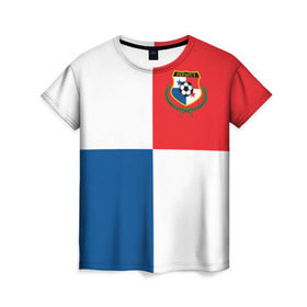 Женская футболка 3D с принтом Панама, форма в Екатеринбурге, 100% полиэфир ( синтетическое хлопкоподобное полотно) | прямой крой, круглый вырез горловины, длина до линии бедер | fifa | фифа | флаг | чемпионат мира