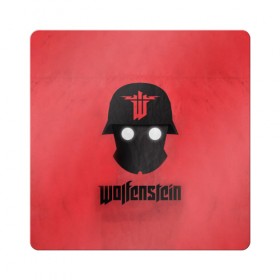 Магнит виниловый Квадрат с принтом Wolfenstein в Екатеринбурге, полимерный материал с магнитным слоем | размер 9*9 см, закругленные углы | bj | castle | colossus | new order | old blood | wolfenstein | би джей | блаcковиц | блажкович | блацкович | вольфенштайн | вольфенштейн | вульфенштайн | вульфенштейн | уильям